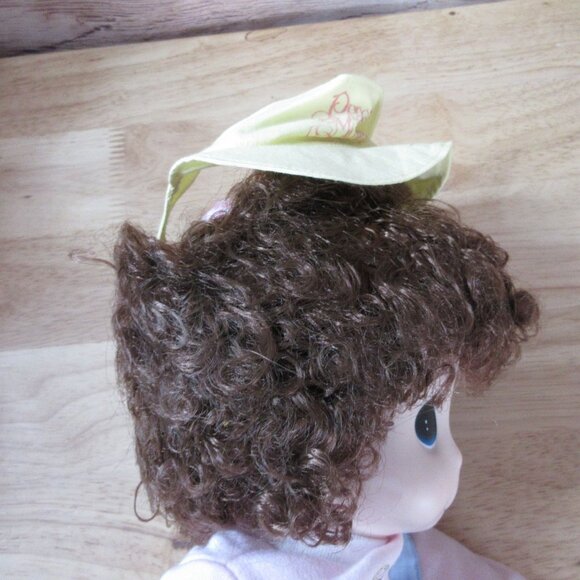 Precious Moments 16" Doll - Blue Shopping Bag - Yellow Visor - Picture 5 of 9